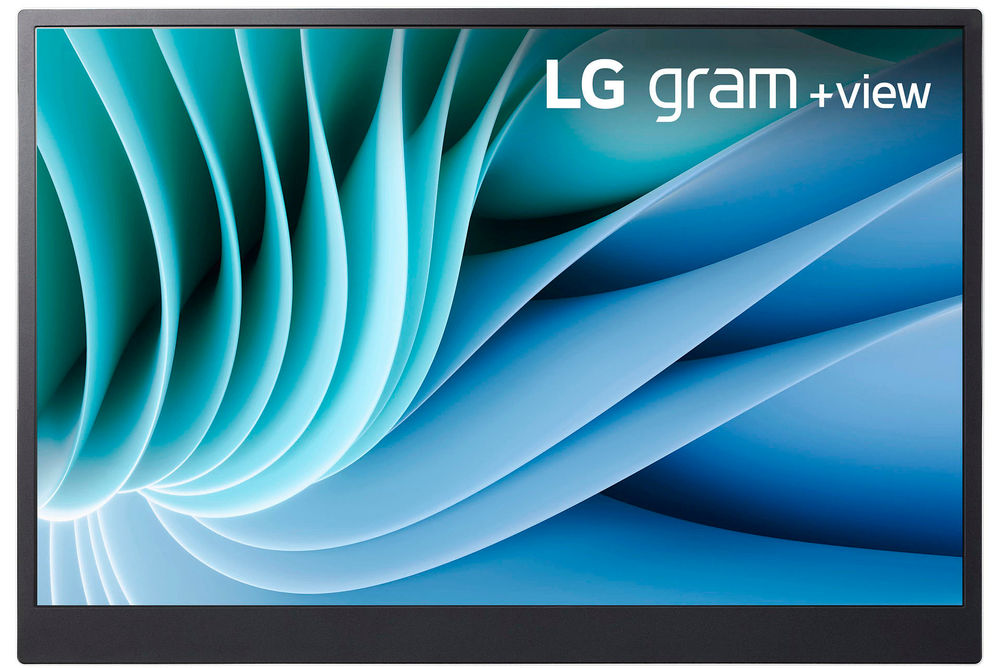 LG - gram +view 16 IPS LED 60Hz Portable Monitor (USB Type-C) - Silver