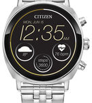 Citizen - CZ Smart 41mm Unisex Stainless Steel Casual Smartwatch with Stainless Steel Bracelet - Si