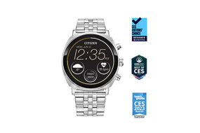 Citizen - CZ Smart 41mm Unisex Stainless Steel Casual Smartwatch with Stainless Steel Bracelet - Si