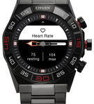 Citizen - CZ Smart 44mm Unisex IP Stainless Steel Hybrid Sport Smartwatch with IP Stainless Steel B