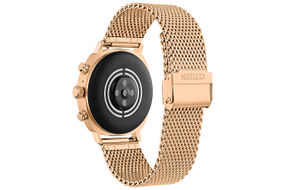 Citizen - CZ Smart 41mm Unisex Casual Smartwatch with IP Stainless Steel Mesh Bracelet - Rose Gold