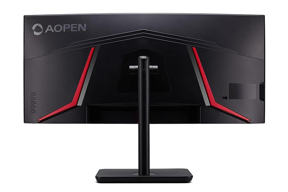 Acer - AOPEN 34HC5CUR Pbiiphx 34 LED UWQHD Curved FreeSync Monitor (DisplayPort, HDMI) - Black