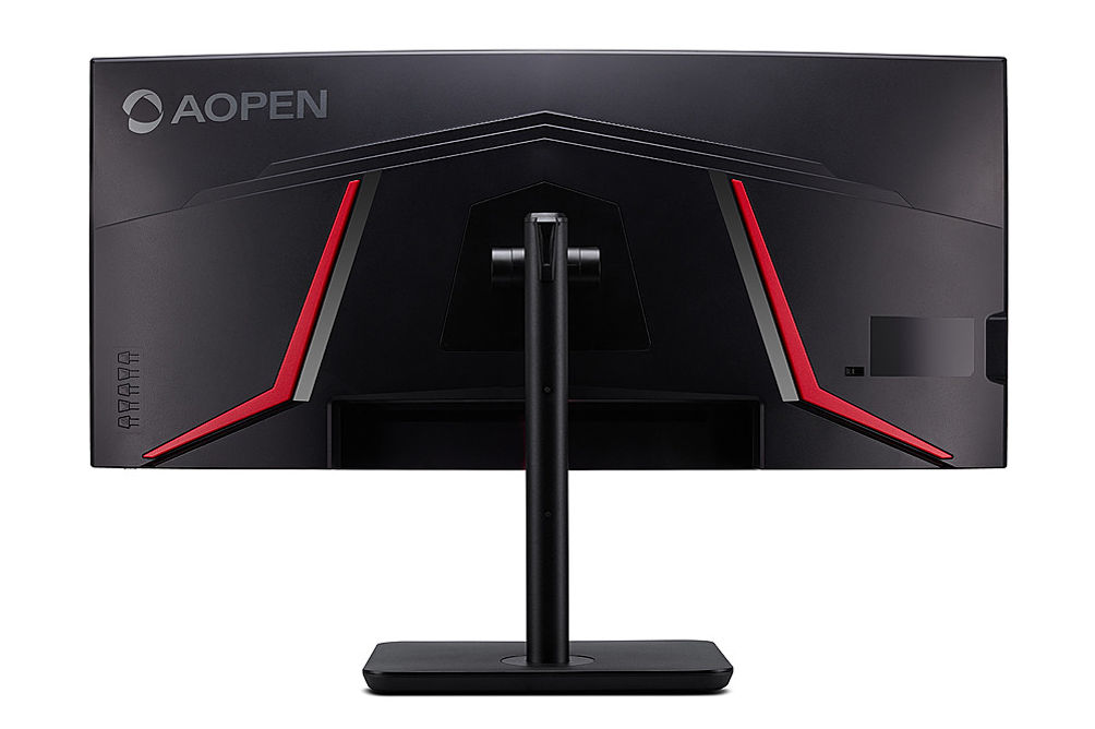 Acer - AOPEN 34HC5CUR Pbiiphx 34 LED UWQHD Curved FreeSync Monitor (DisplayPort, HDMI) - Black