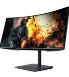 Acer - AOPEN 34HC5CUR Pbiiphx 34 LED UWQHD Curved FreeSync Monitor (DisplayPort, HDMI) - Black