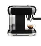 SMEG Semi-Automatic Espresso Machine with 15 bar pressure - Black