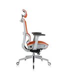 Nouhaus - REWIND ERGONOMIC OFFICE CHAIR WITH RETRACTABLE FOOTREST - ORANGE