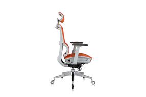 Nouhaus - REWIND ERGONOMIC OFFICE CHAIR WITH RETRACTABLE FOOTREST - ORANGE