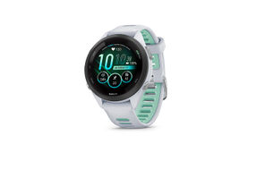 Garmin - Forerunner 265S GPS Smartwatch 42 mm Fiber-reinforced polymer - Black/Whitestone