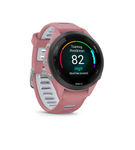 Garmin - Forerunner 265S GPS Smartwatch 42 mm Fiber-reinforced polymer - Black/Light Pink