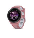 Garmin - Forerunner 265S GPS Smartwatch 42 mm Fiber-reinforced polymer - Black/Light Pink