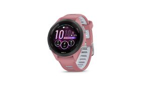 Garmin - Forerunner 265S GPS Smartwatch 42 mm Fiber-reinforced polymer - Black/Light Pink