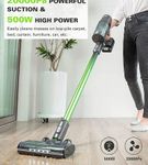 Greenworks - 24 Volt Stick Vacuum with 4ah Battery, Attachments, & Charger - Green