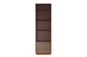 Linon Home Dcor - Millett 1-Drawer Mid-Century Bookcase - Walnut