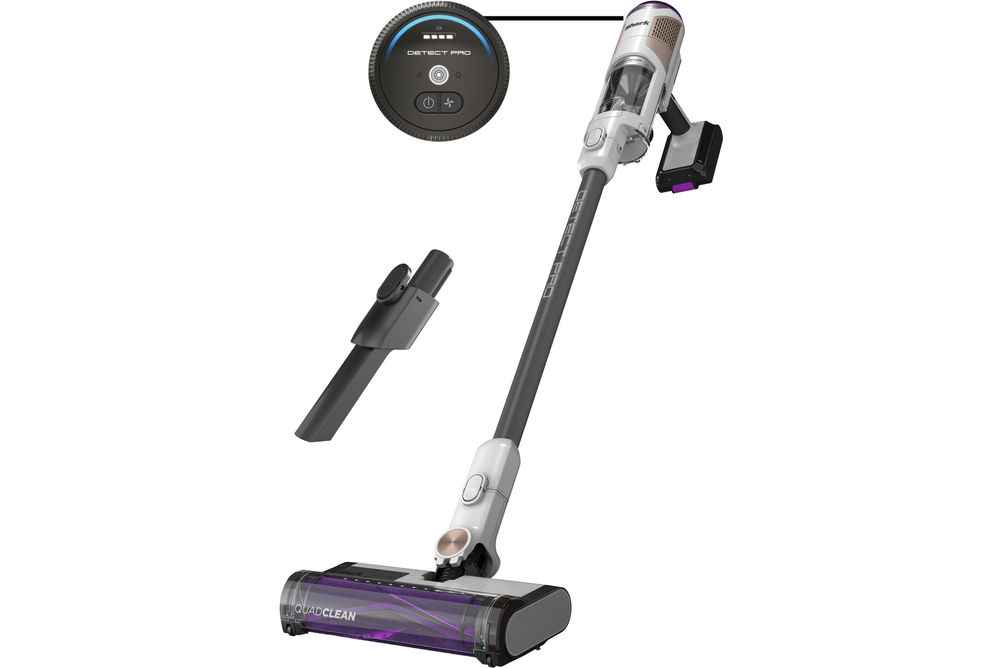 Shark - Detect Pro Cordless Stick Vacuum, QuadClean Multi-Surface Brushroll, HEPA Filter, Detect Te