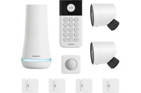 SimpliSafe - 2 Camera Outdoor Wireless Security System with 5 Sensors - White