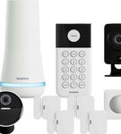 SimpliSafe - Whole Home Security System 9-piece - White