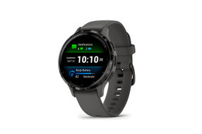 Garmin - Venu 3S GPS Smartwatch 41 mm Fiber-reinforced polymer - Stainless Steel and Pebble Gray