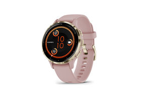 Garmin - Venu 3S GPS Smartwatch 41 mm Fiber-reinforced polymer - Stainless Steel and Dust Rose