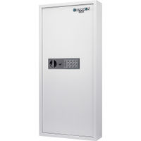 Barska - 240 Key Cabinet Digital Wall Safe - Gray