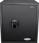 Barska - HQ400 Large Biometric Digital Keypad Safe - Black