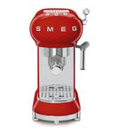 SMEG Semi-Automatic Espresso Machine with 15 bar pressure - Red