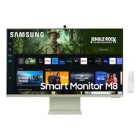 Samsung - 27" M80C 4K UHD Smart Monitor with Streaming TV and SlimFit Camera Included - Green