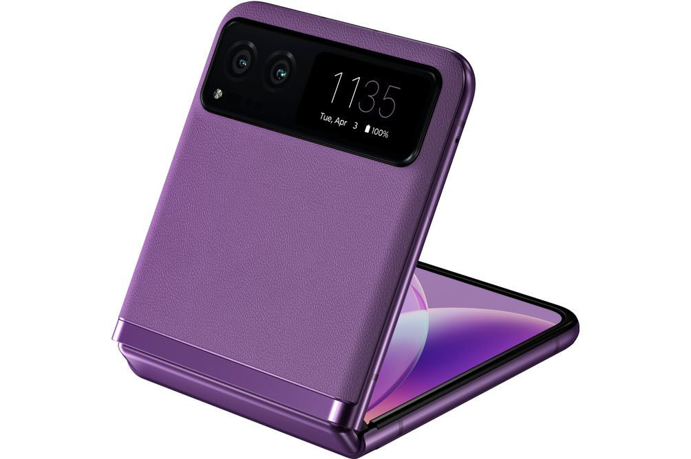 Motorola - razr 2023 128GB (Unlocked) - Summer Lilac