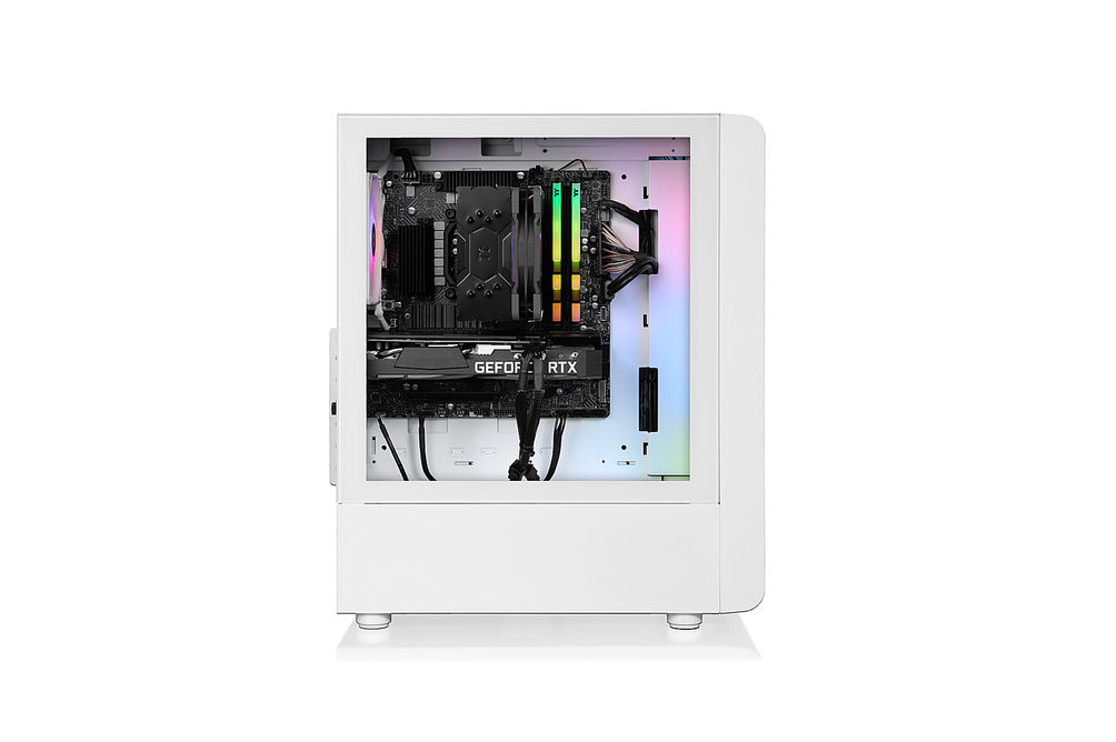 Thermaltake - Quartz i350 R4 Gaming Desktop - 12th Gen Intel Core i5-12400F - 16GB Memory - NVIDIA