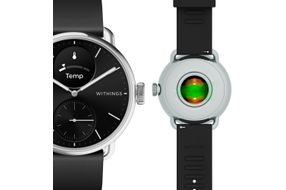 Withings - ScanWatch 2 - Heart Health Hybrid Smartwatch - 38mm - Black/Silver