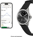 Withings - ScanWatch 2 - Heart Health Hybrid Smartwatch - 42mm - Black/Silver