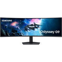 Samsung - 49" Odyssey 1000R Curved Dual QHD 240Hz 1ms FreeSync Gaming Monitor with HDR1000 (HDMI x2