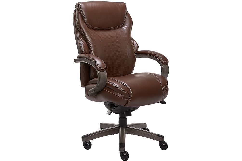 La-Z-Boy - Premium Hyland Executive Office Chair - Gray/Brown