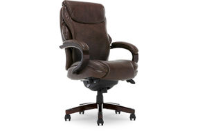 La-Z-Boy - Premium Hyland Executive Office Chair - Coffee Brown