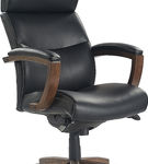 La-Z-Boy - Greyson Modern Faux Leather Executive Chair - Black