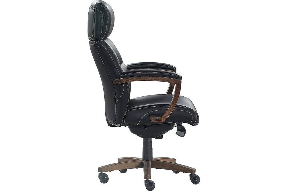 La-Z-Boy - Greyson Modern Faux Leather Executive Chair - Black