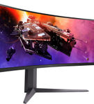 LG - UltraGear 45 Curved QHD 200Hz 1-ms FreeSync Premium Gaming Monitor with HDR (Display Port, HD