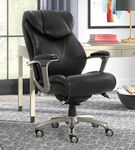 La-Z-Boy - Cantania Bonded Leather Executive Office Chair - Black