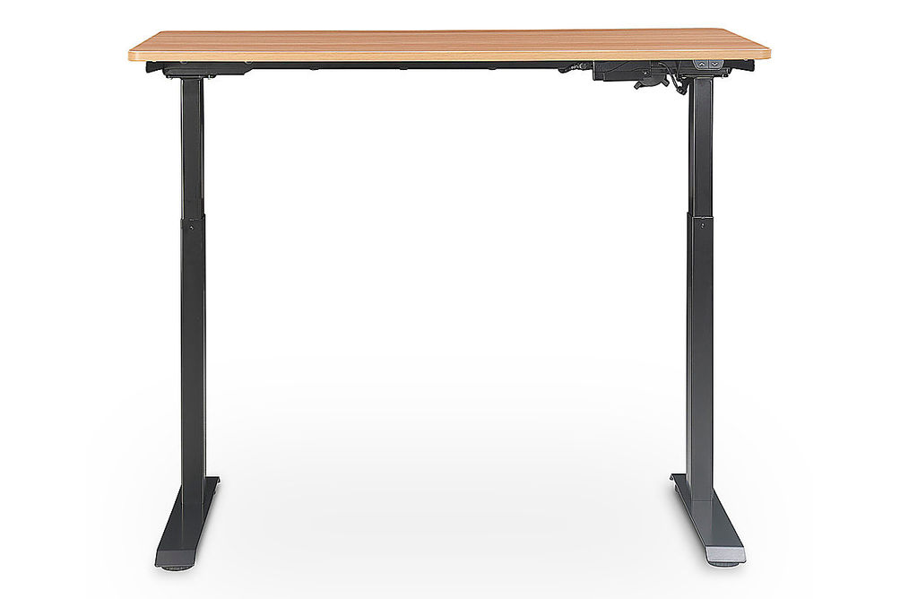 Serta - Creativity Electric Height Adjustable Standing Desk - Natural Wood