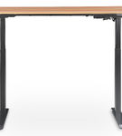 Serta - Creativity Electric Height Adjustable Standing Desk - Natural Wood