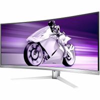 Philips - 34M2C8600 34" OLED Curved Monitor with HDR (USB, HDMI) - Textured White