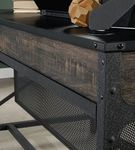 Sauder - Foundry Road 60 X 30 Table Desk Co - SGS Mixed Mat Carbon Oak