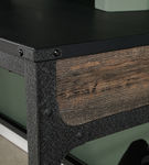 Sauder - Foundry Road 72x24 Table Desk Co - SGS Mixed Mat Carbon Oak