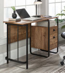 Sauder - Station House Desk Etched Oak - SGS Etched Oak