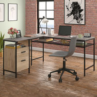 Sauder - Market Commons L-Desk Po - SGS Laminate Prime Oak