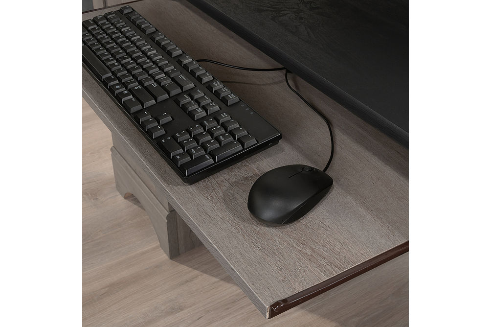 Sauder - Computer Desk Mo W/ Ro - Mystic Oak