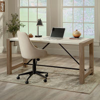 Sauder - Dixon City Ce Executive Desk Bo - SGS Laminate Brushed Oak