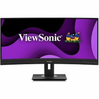 ViewSonic - VG3456C 34" IPS LCD Curved UWQHD 60Hz Monitor (HDMI, DP, USB-C) - Black