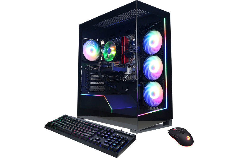 CyberPowerPC - Gamer Master Gaming Desktop - AMD Ryzen 5 5500 - 16GB Memory - AMD Radeon RX 6500 XT