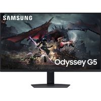 Samsung - Odyssey G50D 32" QHD IPS 180Hz, 1ms Gaming Monitor with HDR 400 (DisplayPort, HDMI) - Bla