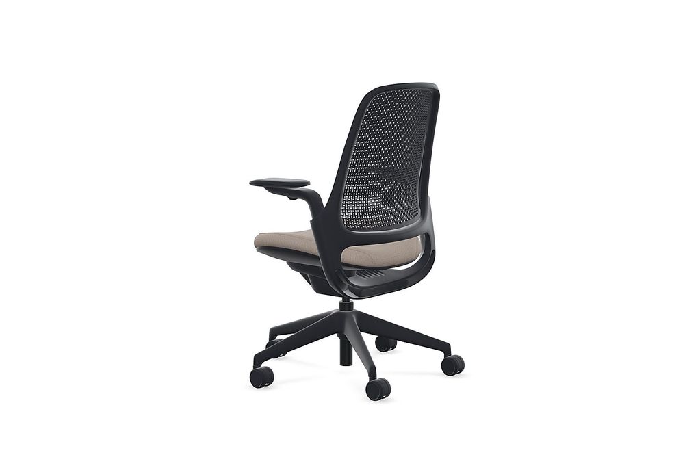 Steelcase - Series 1 Air Chair with Black Frame - Era Truffle / Black Frame